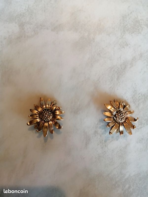 Boucles d oreille fantaisie pour oreilles non percées (image 1)