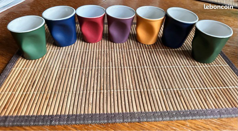 REVOL France - Lot 4 Tasses verte, En Superbe État, Jamais Utilisé