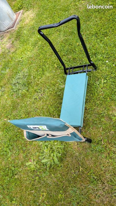 Tapis De Genoux De Jardinage Pliable LHSUNTA - Mousse Mémoire Oxford Épais Avec Poignée - Confort Max Pour Jardin & Travaux