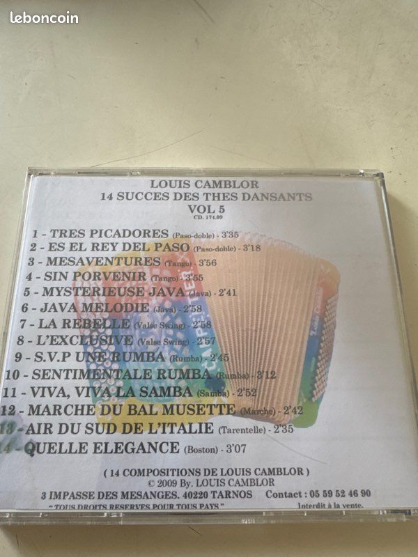 Cd Louis camblor vol 5 (image 2)
