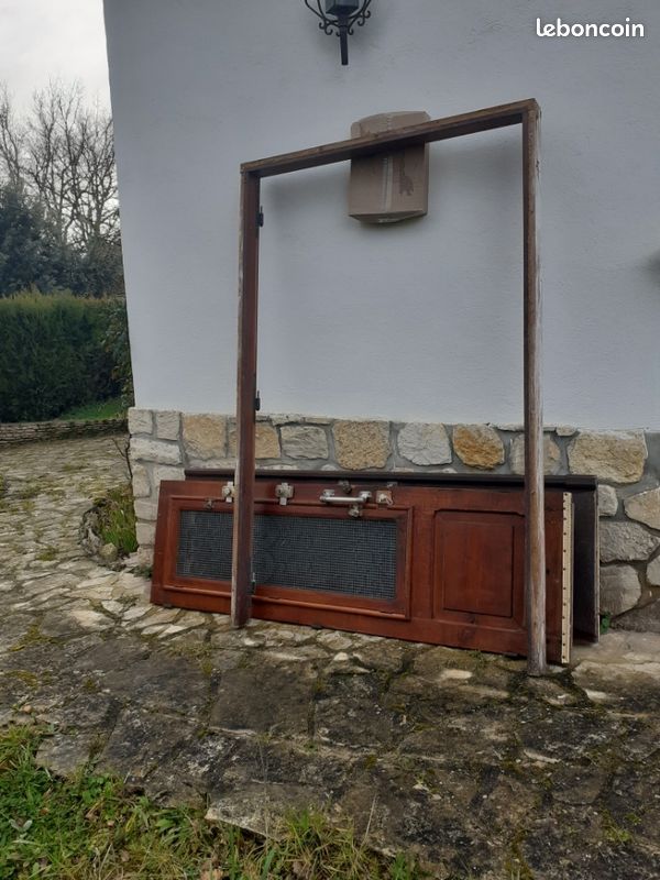Prte d entrée en chêne complète avec son cadre (image 2)