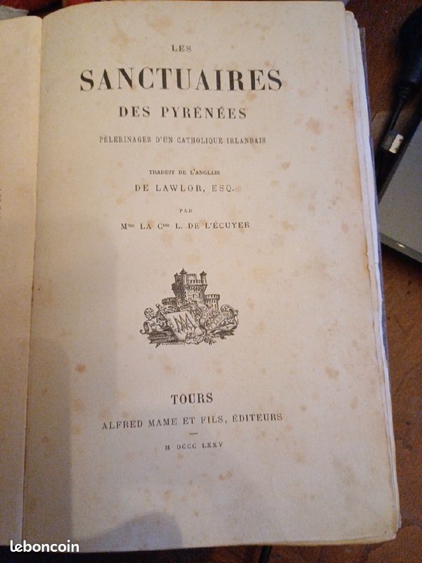Livre les Sanctuaires Des Pyrénées (image 1)