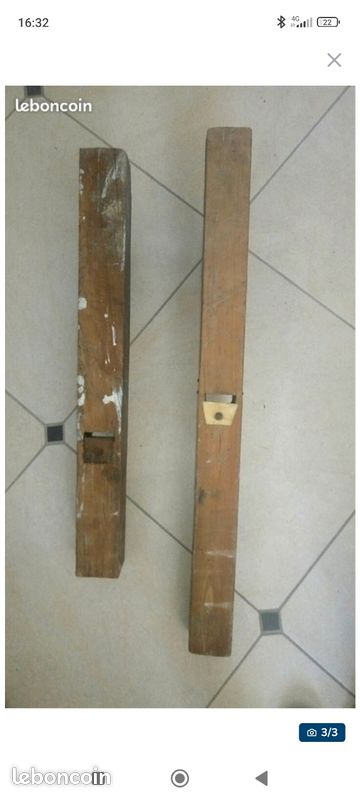 Lot de 2 rabots anciens (image 1)