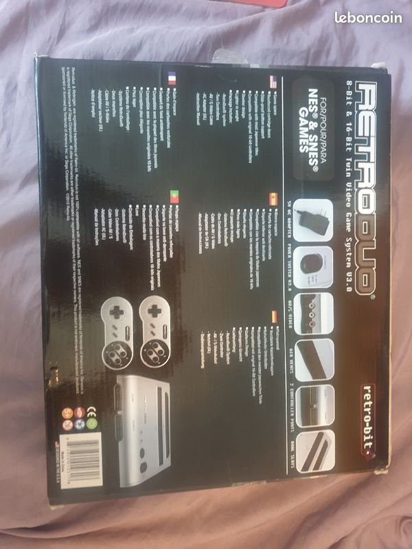 Console Retroduo by Retrobit pack megagame expert megadrive snes nes compatible neuf en boîte (image 3)