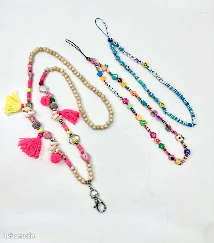Lot de 3 bijoux de téléphone portable Charms (image 1)
