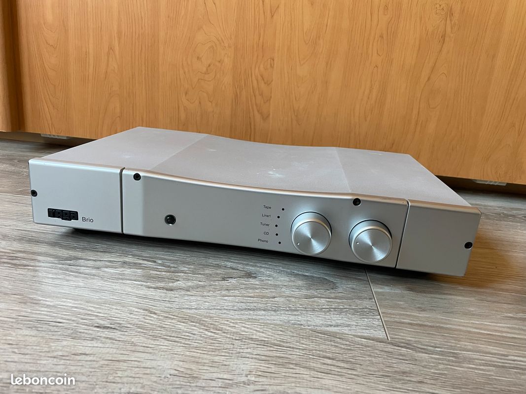 Amplificateur Hi-Fi stéréo REGA Brio (Génération 3) - Argent / Silver (image 1)