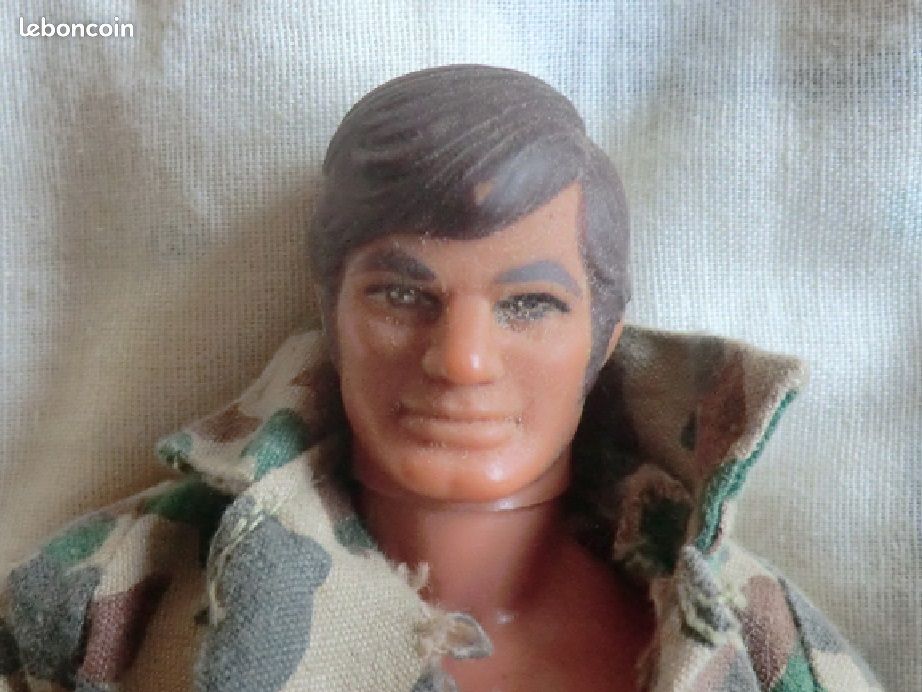 Figurine vintage BIG JIM - Mattel - 1971 - Bras actionné par bouton poussoir dans le dos (image 3)