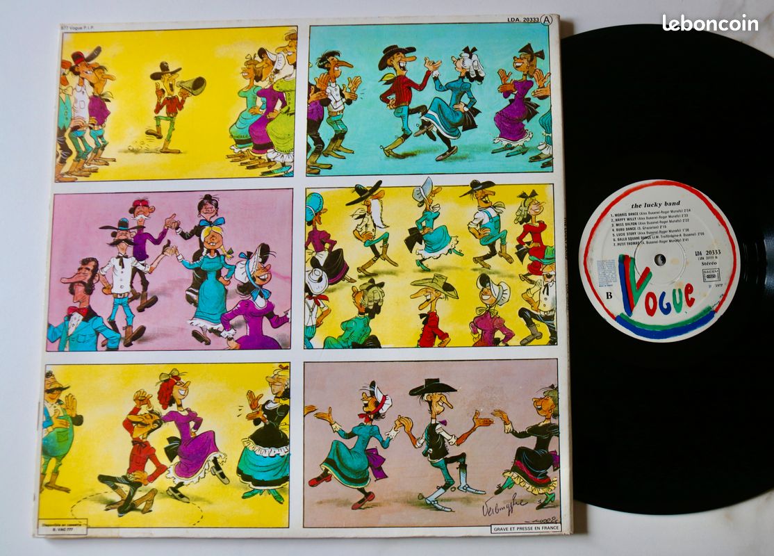 The lucky band / lp 33t .. Vogue .. 1977.. Etat ex (image 2)