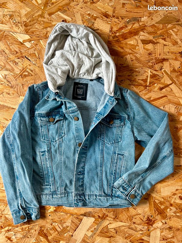 IKKS veste jean à capuche taille 10 ans Vêtements