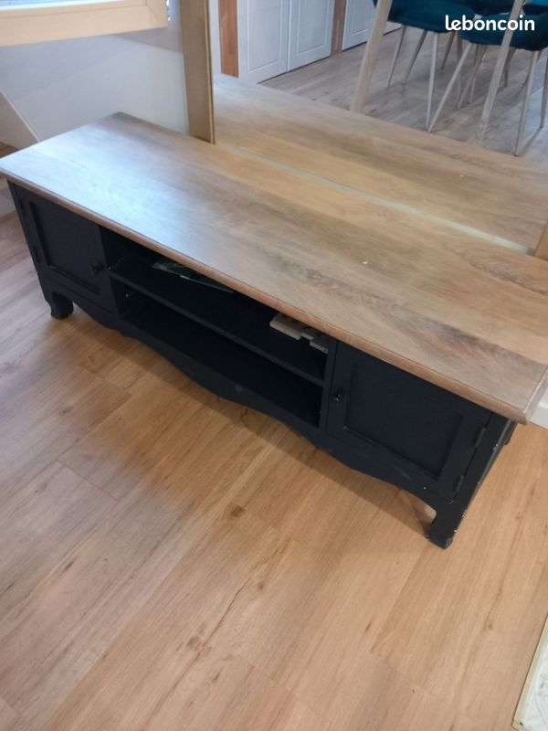Meuble TV Buffet bas style industriel (image 1)