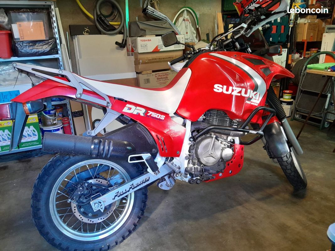 Suzuki DR 750 BIG 1989 – 35 200 km – CT OK – Entretien OK – Bagagerie (image 3)