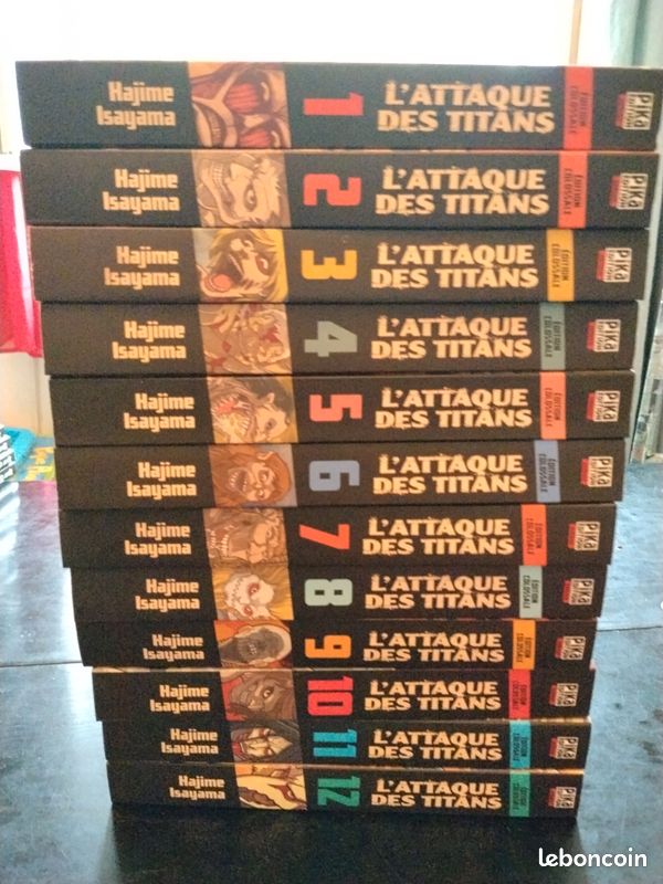 L'attaque des titans - édition colossal - lot complet (image 1)