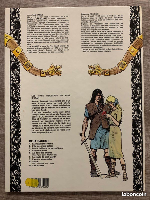 Thorgal - Tome 3 - les trois vieillards du pays d'Aran - Rosinski - Van Hamme (image 3)