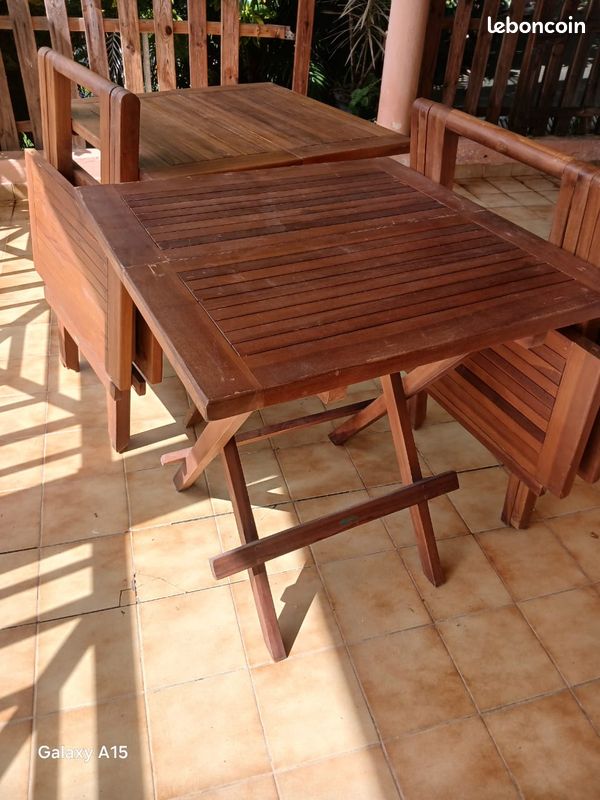 Table pliante en bois colibri spirit (image 3)