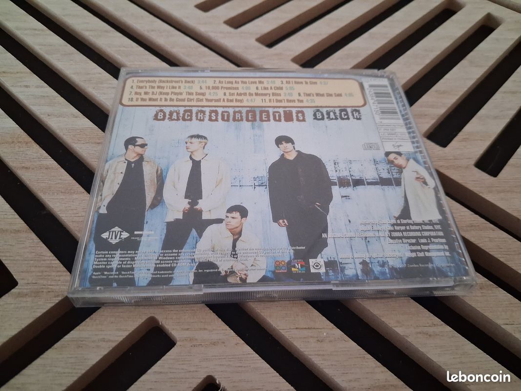 Petit Prix Cd Album Backstreet Boys – Backstreet's Back (image 2)