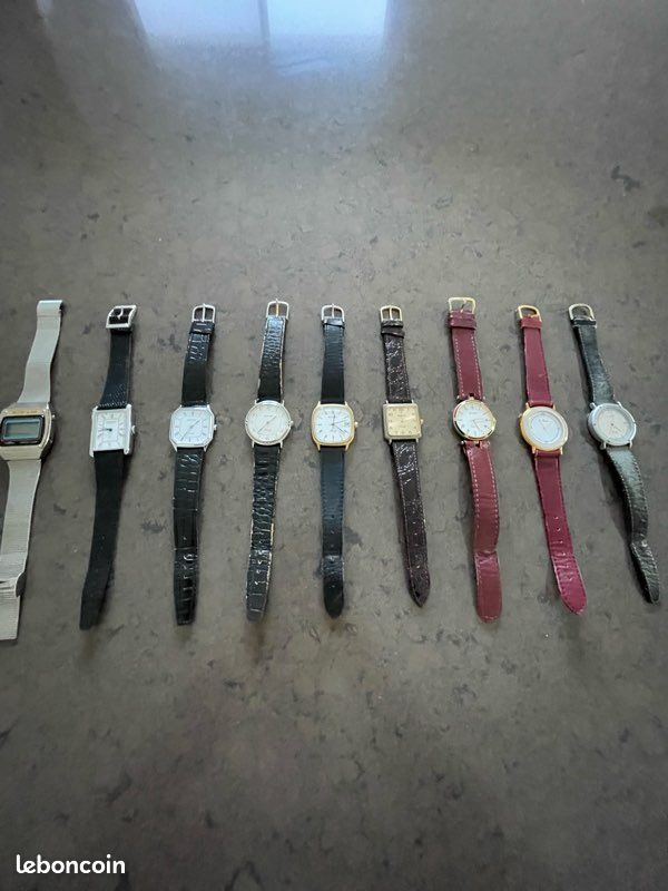 Lot de 9 montre (image 1)