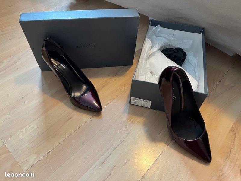 Escarpins cuir verni (image 3)