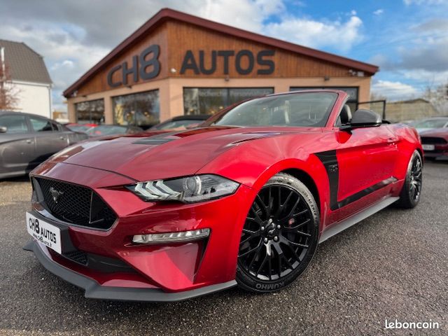 FORD MUSTANG V8 5.0 GT CABRIOLET PHASE 2 ROUGE CANDY SYSTEME AUDIO BANG & OLUFSEN * DISPONIBLE ET VISIBLE SUR NOTRE PARC* 48900eur (image 1)