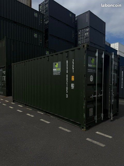 🌿 Conteneur maritime – Idéal abri de jardin / stockage - Plusieurs tailles et états disponibles⁢⁫⁯‌⁬⁠⁭‍⁪⁬⁢​⁠‍⁪ (image 2)