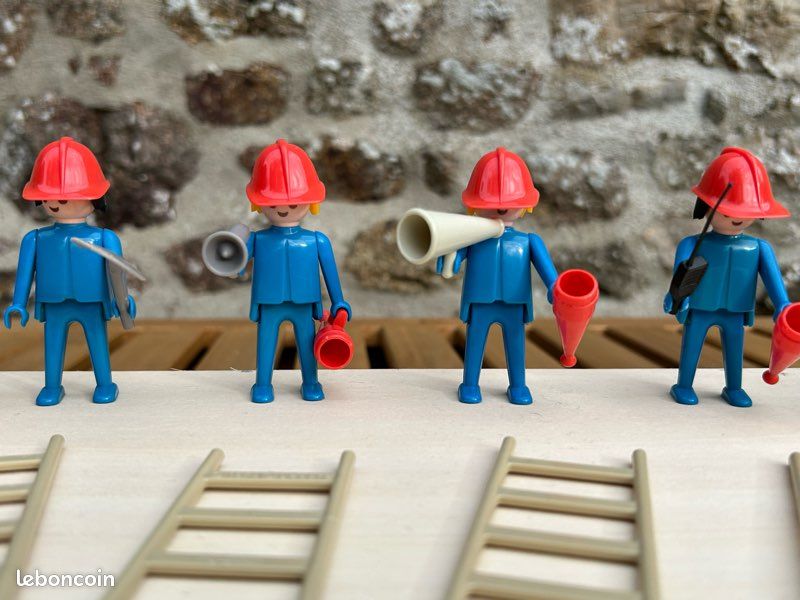 Figurines playmobil de pompiers et son camion (image 5)