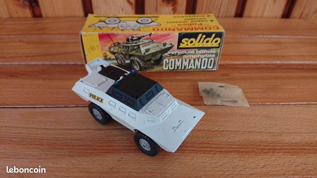Solido Commando Police no 224 bis avec boite, Made in France (D