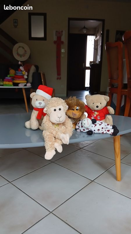 Lot de 5 peluches – 14, 16, 16, 17, 23 cm (image 5)