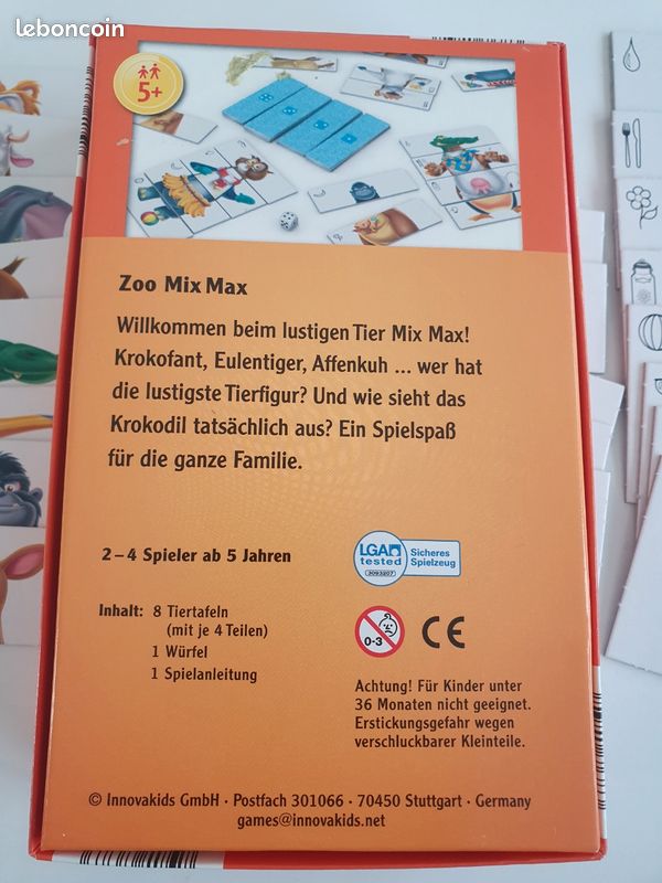Jeu puzzle Zoo Mix Max Complet (image 6)