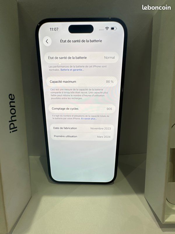 IPhone 15 plus excellent état (image 1)
