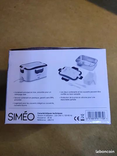 Siméo LBE210 Lunchbox électrique (image 4)