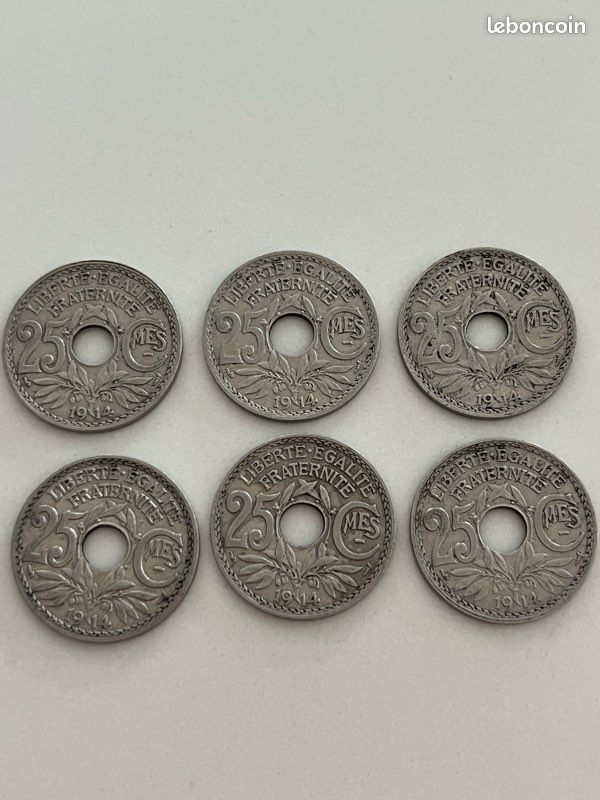 Piece A Trou 25 Centimes Valeur
