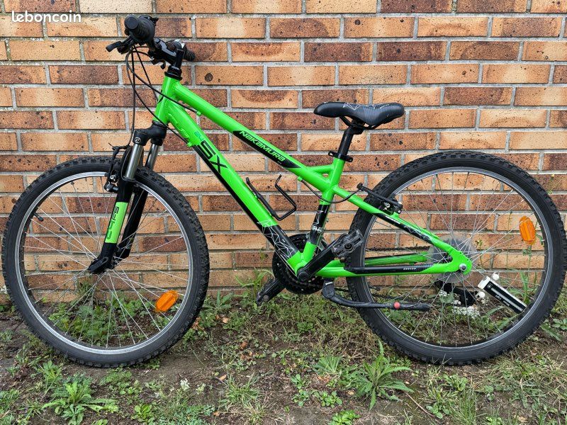 Velo Vtt Nakamura Sx24 Nakamura Vert Velo Enfant 16 Pouces