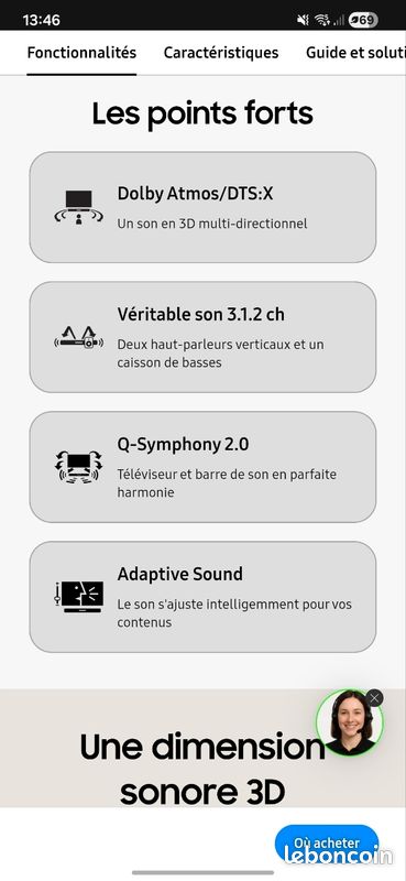 Barre de son samsung (image 10)