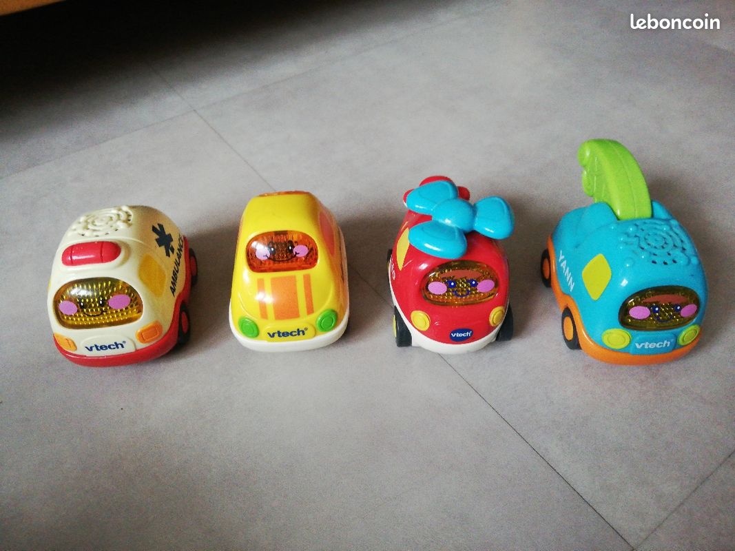 Lots de 4 voiture vtech pour enfant (image 1)