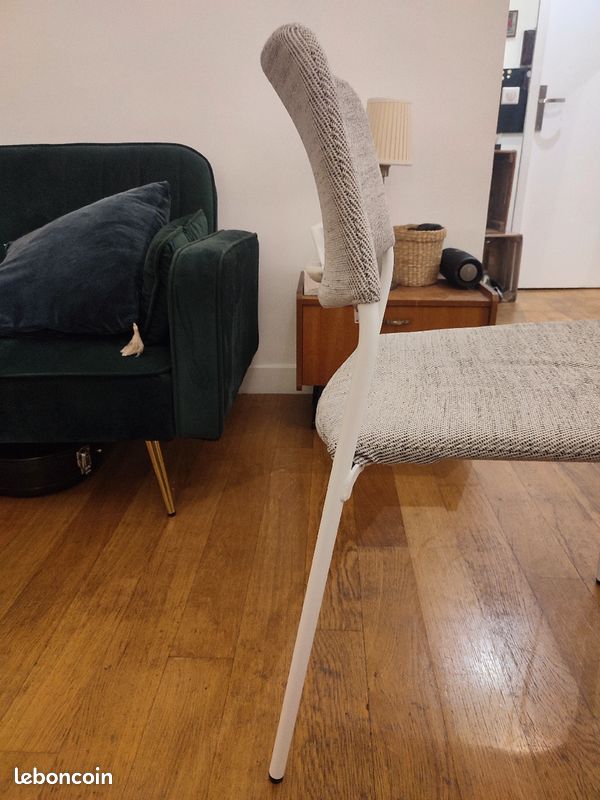 Chaise Ikea UDMUND blanche (image 3)