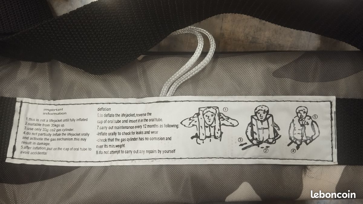 Gilet de sauvetage Automatique 50N (image 6)