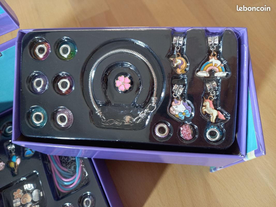 🦄 Coffret à bijoux licorne et kit de création bijoux (image 6)