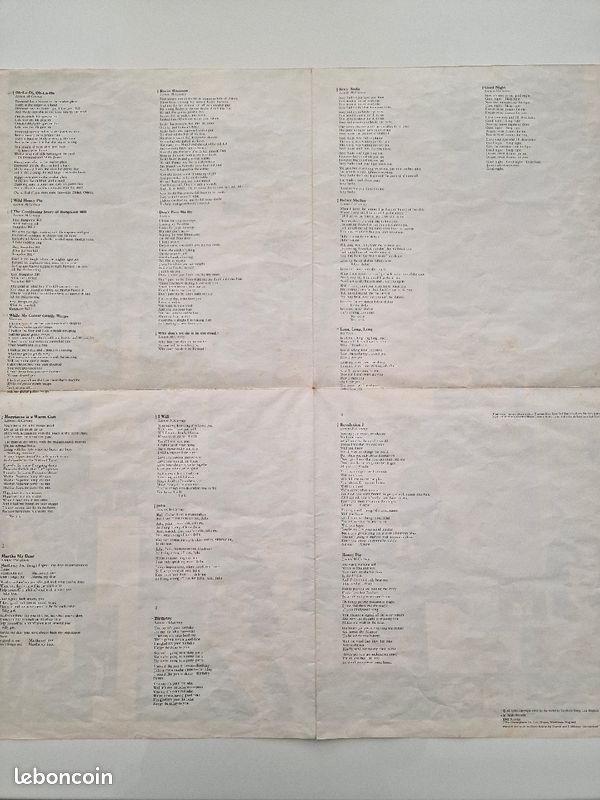 Album Blanc des Beatles complet (image 6)