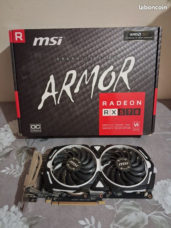 Carte graphique MSI Radeon RX 570 ARMOR 8G OC Accessoires