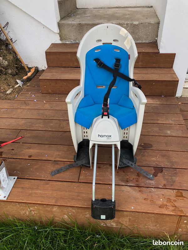 Porte-bébé vélo arrière sur cadre Hamax Smiley (image 1)