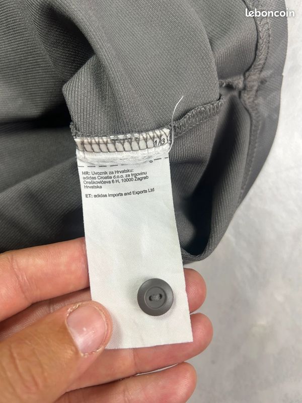 Maillot de football real de madrid saison 2024 gris adidas taille S (image 11)