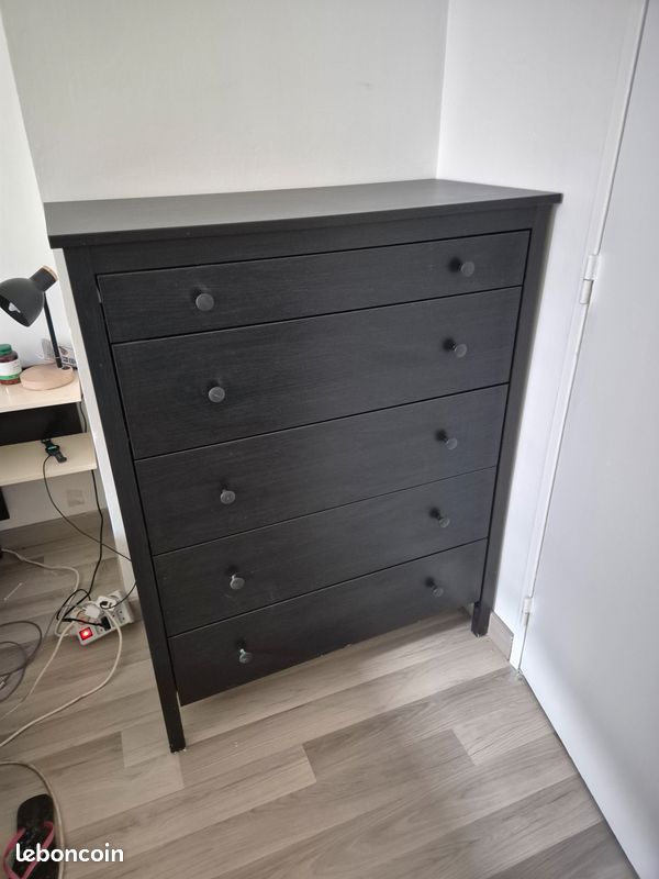 Commode noir (image 1)