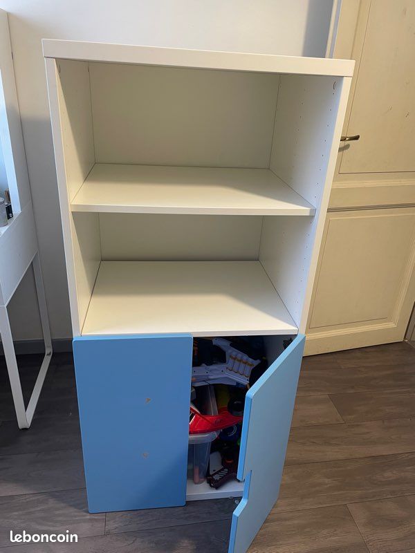Lot armoires blanc bleu pour enfant (image 7)