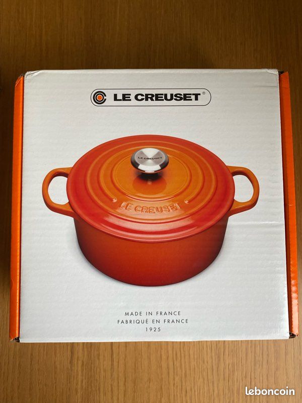 Cocotte Ronde Le Creuset 19 Cm – Marron – Fonte émaillée – Made In France
