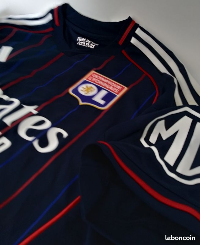 Maillot Adidas Equipe De France GOVOU 2007-2008 - Porté Et Dédicacé, Taille L