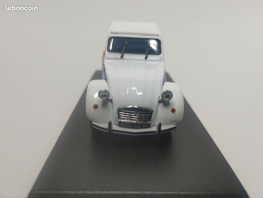 Miniature Norev Citroën 2CV Cocorico - 1986 - Echelle 1/43 - Bleue - Neuf
