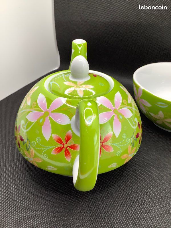 Théière égoïste Tutti Fiori 20 Cl En Porcelaine - Design Floral, Compatible Lave-vaisselle Et Micro-ondes