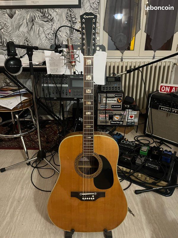 Epiphone FT-165 (12 cordes) – 1973 – Vintage – Restaurée par luthier (image 1)