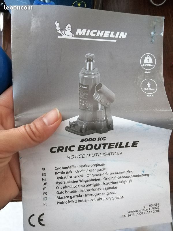 Michelin Cric a bottiglia 3T