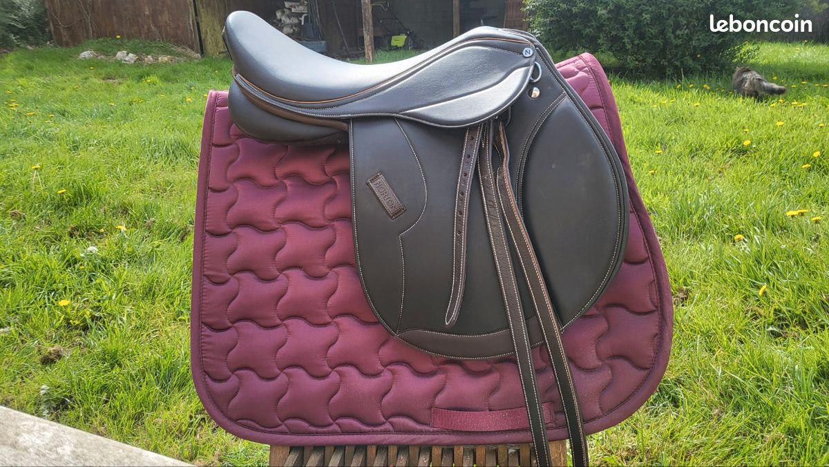 Grande Sacoche De Selle Kensington - Vert Plaid, Toile Rembourrée, Occasion