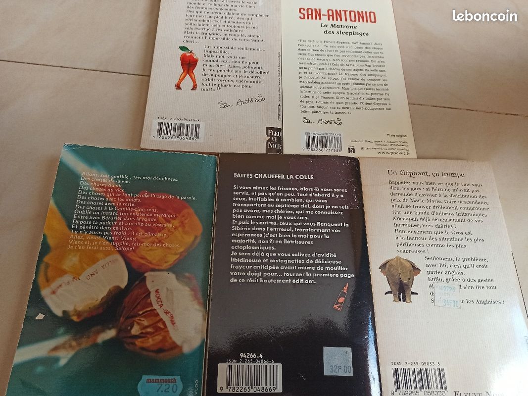 Lot de 5 livres San Antonio (image 2)